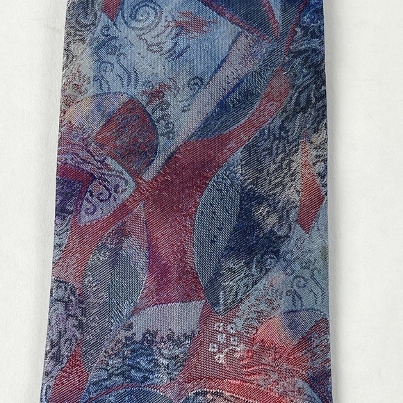 Edition by Van Heusen Mens Tie Blue Floral - Picture 4 of 6